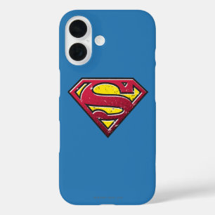 Coques iPhone 16 Superman S-Shield  Logo de défilement