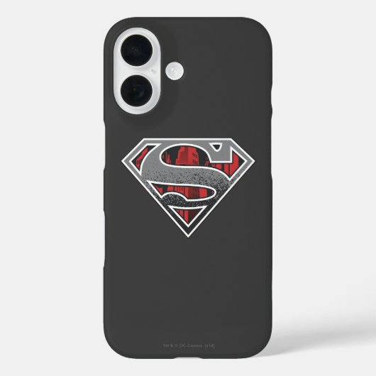 Coques Case-Mate iPhone Superman S-Shield | Logo de Grey et Red City (Verso)