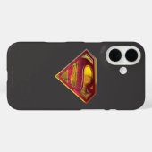 Coques Case-Mate iPhone Superman S-Shield | Logo de réflexion (Verso (horizontal))