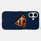 Coques Case-Mate iPhone Superman S-Shield | Logo Grainy 3D (Verso (horizontal))
