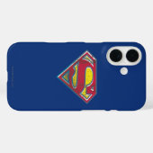 Coques Case-Mate iPhone Superman S-Shield | Logo imprimé (Verso (horizontal))