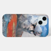 Coques Case-Mate iPhone Superman Stare (Verso (horizontal))