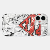 Coques Case-Mate iPhone Superman Stylisé | Logo comique découpé (Verso (horizontal))