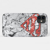 Coques Case-Mate iPhone Superman Stylisé | Logo comique découpé (Dos (Horizontal))