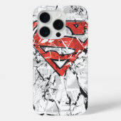 Coques Case-Mate iPhone Superman Stylisé | Logo comique découpé (Verso)