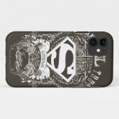 Coques Case-Mate iPhone Superman Stylisé | Logo d'honneur, vérité et justi (Dos (Horizontal))