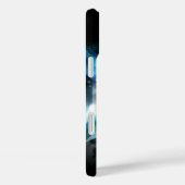 Coques Case-Mate iPhone Superman Stylisé | Logo en cristal bleu blanc (Verso / Droite)