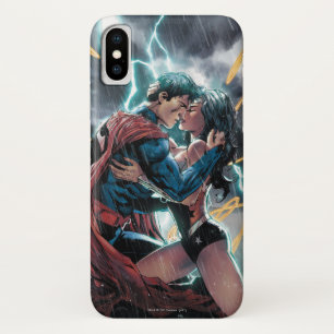Coque iPhone X Superman/Wonder Woman Comic Art promotionnel