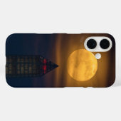 Coques Case-Mate iPhone Supermoon au-dessus du Washington Monument (Verso (horizontal))