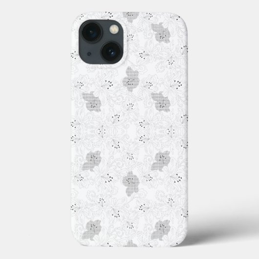Coques Case-Mate iPhone Superposition de grille transparente – Texture PNG (Verso)