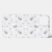 Coques Case-Mate iPhone Superposition de grille transparente – Texture PNG (Verso (horizontal))