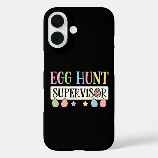 Coques Case-Mate iPhone Superviseur de la chasse aux oeufs de Pâques Famil (Verso)
