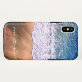 Coques Case-Mate iPhone sur la plage (Dos (Horizontal))