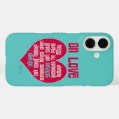 Coques Case-Mate iPhone Sur l'amour. Citation de Lao Tzu (Verso (horizontal))