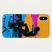 Coques Case-Mate iPhone Sur le fil - Skateboardeur (Dos (Horizontal))