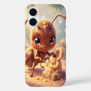 Coques iPhone 16 Sur les traces de l'or des fleurs.4