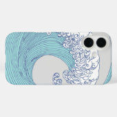 Coques Case-Mate iPhone Surf asiatique japonais Vague Art Ocean Art (Verso (horizontal))