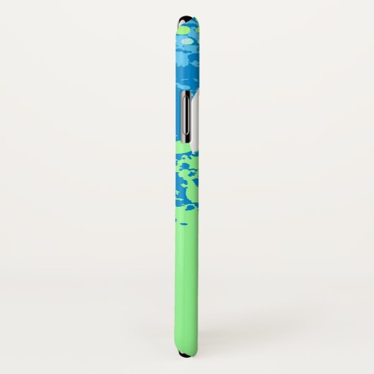 Coques Case-Mate iPhone surf bleu vert mer (Dos/Droite)