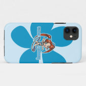 Coques Case-Mate iPhone Surf Bunny Surfer Girl Cartoon (Dos (Horizontal))