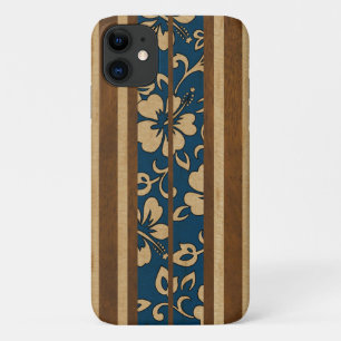 Case-Mate iPhone Case Surf de Pupukea Vintage Hawaiian Faux Wood
