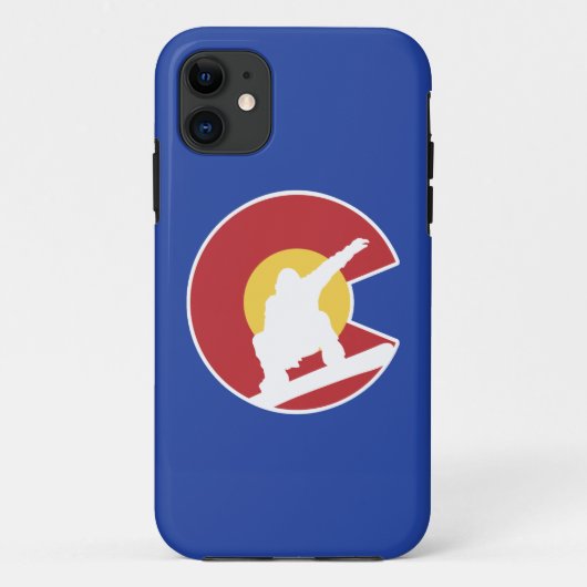 Coques Case-Mate iPhone Surf des neiges du Colorado (Dos)