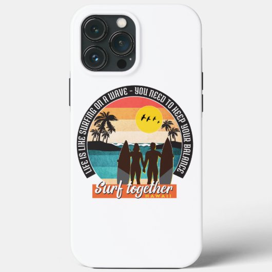Coques Case-Mate iPhone Surf ensemble - Garder votre solde (Verso)