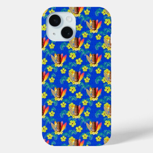 Coques Case-Mate iPhone Surf Et Masque Tiki (Verso)