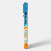 Coques Case-Mate iPhone Surf Gecko Riding Les Vagues (Verso / Gauche)