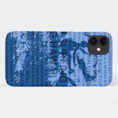 Coques Case-Mate iPhone Surf Hawaii Cutback Hawaiian Surfer - Bleu (Dos (Horizontal))