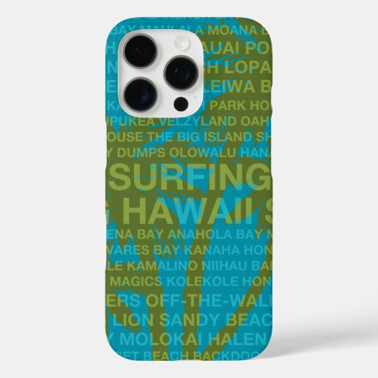 Coques Case-Mate iPhone Surf Hawaii Palm Trees Hawaiian Tropical (Verso)