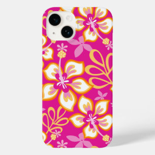 Coque Pour iPhone 14 Surf JUNGLE (COMBO ROSE)