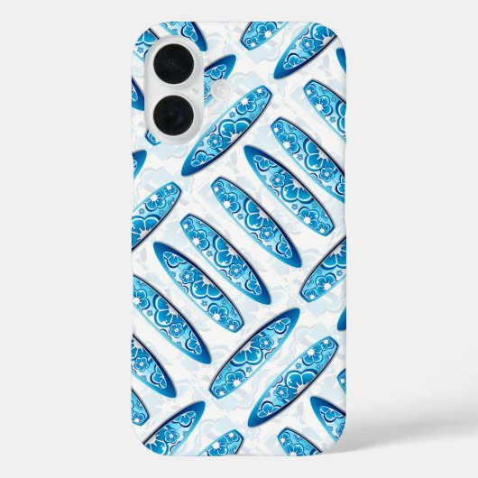 Coques Case-Mate iPhone Surf Motif bleu (Verso)