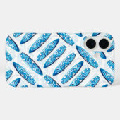 Coques Case-Mate iPhone Surf Motif bleu (Verso (horizontal))