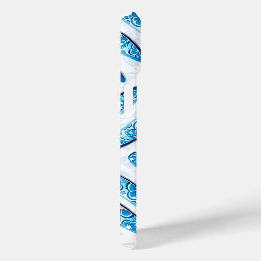 Coques Case-Mate iPhone Surf Motif bleu (Verso / Droite)