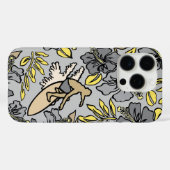 Coques Case-Mate iPhone Surf Pareau Hawaiian Hibiscus Surf Grey (Verso (horizontal))