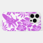 Coques Case-Mate iPhone Surf Pareau Hawaiian Hibiscus Surf Rose (Verso (horizontal))
