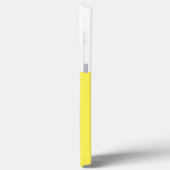 Coques Case-Mate iPhone Surf SOLEIL Lumineux Citron Jaune Blanc Couleur Bl (Verso / Gauche)
