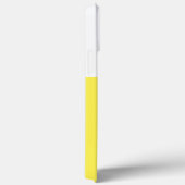 Coques Case-Mate iPhone Surf SOLEIL Lumineux Citron Jaune Blanc Couleur Bl (Verso / Droite)