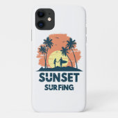 Coques Case-Mate iPhone Surf -Sunset Surf (Dos)