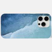 Coques Case-Mate iPhone Surface de glace bleu vif (Verso (horizontal))