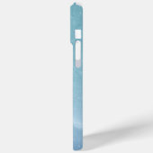 Coques Case-Mate iPhone Surface de glace bleu vif (Verso / Gauche)