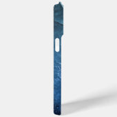 Coques Case-Mate iPhone Surface de glace bleu vif (Verso / Droite)