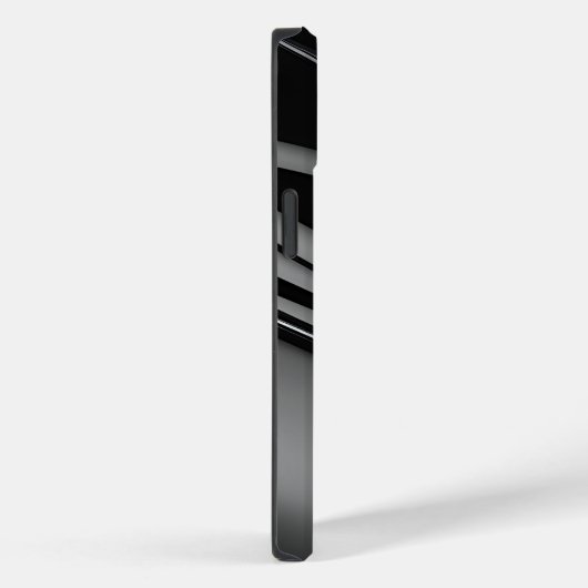 Coques Case-Mate iPhone Surface dimensionnelle noire (Verso / Droite)