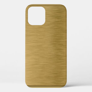 Case-Mate iPhone Case Surface d'or à texture métallique