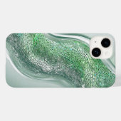 Coques Case-Mate iPhone Surface Étincelante Avec Motifs Bio (Verso (horizontal))