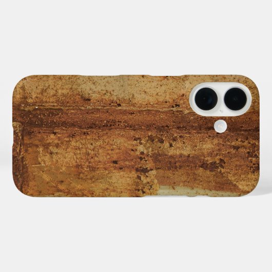 Coques Case-Mate iPhone Surface métallique rouillée (Verso (horizontal))