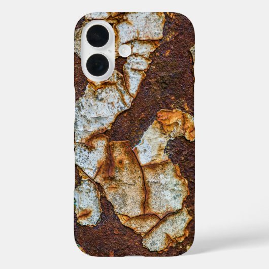Coques Case-Mate iPhone Surface métallique rouillée avec écorce (Verso)
