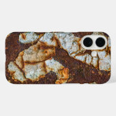 Coques Case-Mate iPhone Surface métallique rouillée avec écorce (Verso (horizontal))