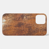 Coques Case-Mate iPhone Surface métallique texturée rouillée (Verso (horizontal))