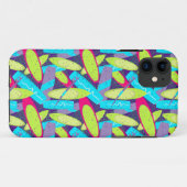 Coques Case-Mate iPhone Surfboard multicolore Surfboard Print (Dos (Horizontal))